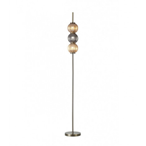Lampadaire Laiton antique 3 ampoules 173cm|Lampadaire|Luminaire Center
