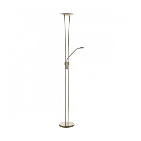 Lampadaire avec liseuse Hahn Laiton antique,givré 1 ampoule 180cm|Lampadaire|Luminaire Center
