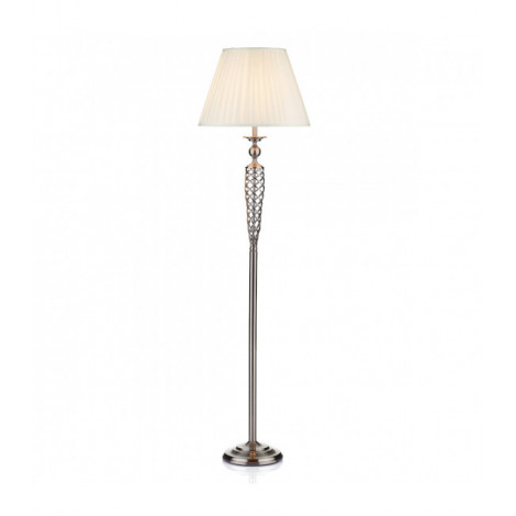 Lampadaire Siam Chrome satiné 1 ampoule 169cm|Lampadaire|Luminaire Center
