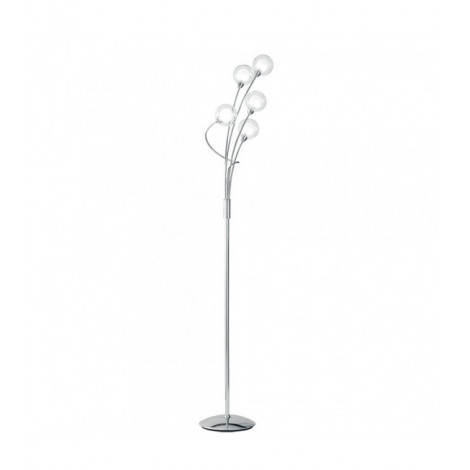 Lampadaire Blog 5 ampoules Verre,métal Chrome|Lampadaire|Luminaire Center