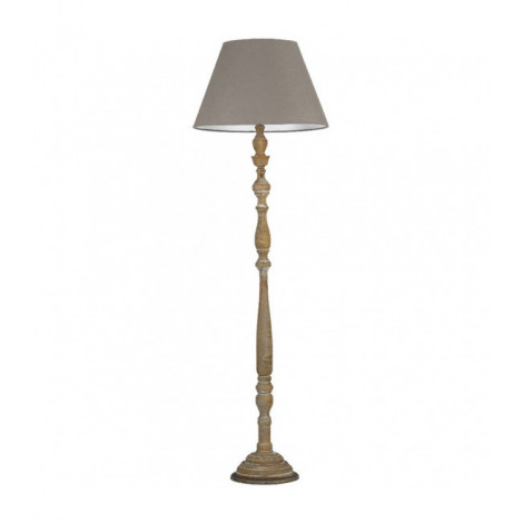 Lampadaire Boutique 1 ampoule Bois,tissu Bois|Lampadaire|Luminaire Center