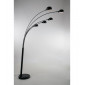 Lampadaire Mutli Noir 5 ampoules 219cm|Lampadaire|Luminaire Center