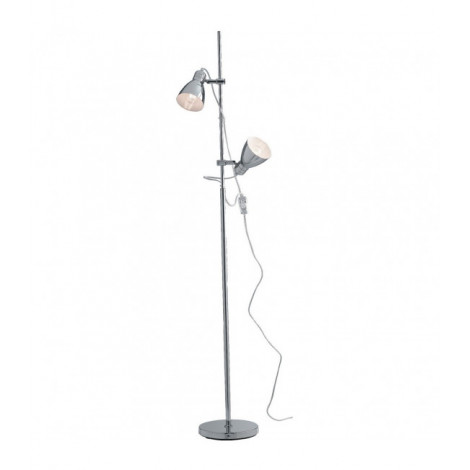 Lampadaire Lemonde 2 ampoules Métal Chrome|Lampadaire|Luminaire Center