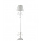 Lampadaire Perla 1 ampoule Cristal,métal,K9 blanc|Lampadaire|Luminaire Center
