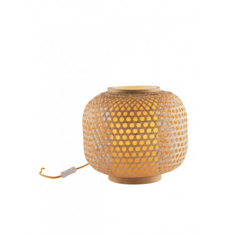 Lampadaire portable Zen 1 ampoule Bambou naturel Bois|Lampadaire|Luminaire Center