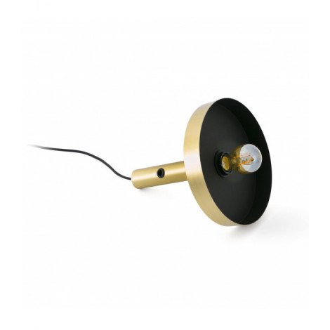 Lampadaire portable Whizz Métal Or noir,satiné 1 ampoule 26cm|Lampadaire|Luminaire Center