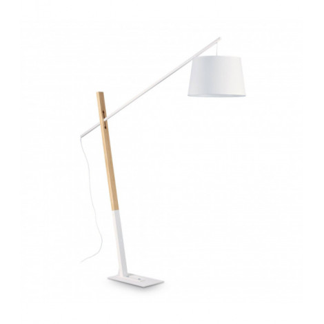 Lampadaire Eminent Bois blanc 1 ampoule 227cm|Lampadaire|Luminaire Center