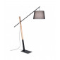 Lampadaire Eminent Bois Noir 1 ampoule 230cm|Lampadaire|Luminaire Center