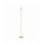 Lampadaire Microphone Métal Laiton satiné 1 ampoule 170cm|Lampadaire|Luminaire Center