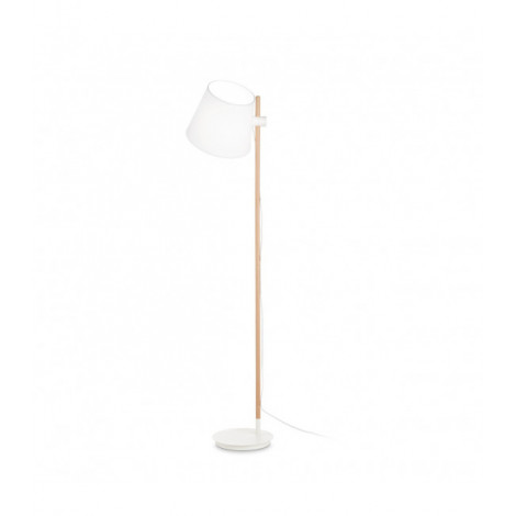 Lampadaire Axel Bois,tissu blanc 1 ampoule 168cm|Lampadaire|Luminaire Center