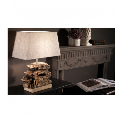 Lampadaire SASSO Tissu,Céramique Pierre|Lampadaire|Luminaire Center