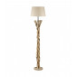 Lampadaire AGAR Bois,Tissu Bois|Lampadaire|Luminaire Center