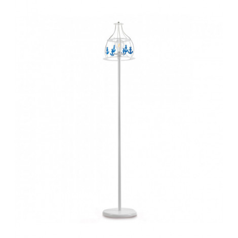 Lampadaire ANCORINA Métal,Acrylique Blanc|Lampadaire|Luminaire Center