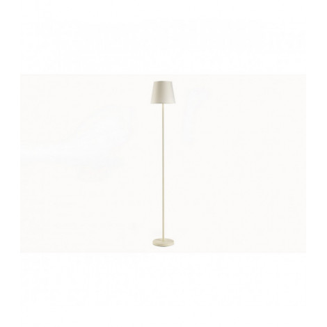 Lampadaire NINETTA Métal,Tissu Ivoire|Lampadaire|Luminaire Center