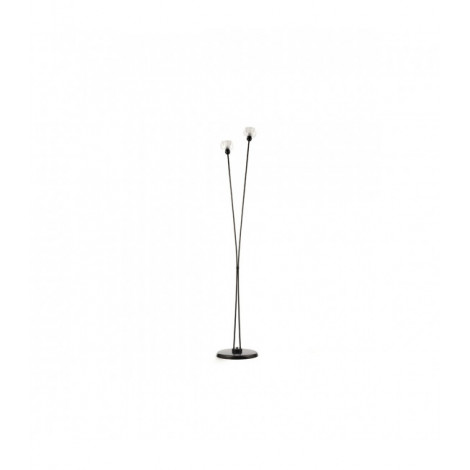 Lampadaire DENVER 2 Light Verre,Métal Noir|Lampadaire|Luminaire Center