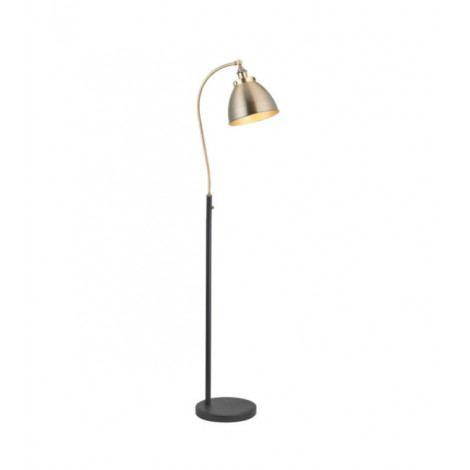 Lampadaire Franklin Acier Laiton antique, peinture noire mate|Lampadaire|Luminaire Center