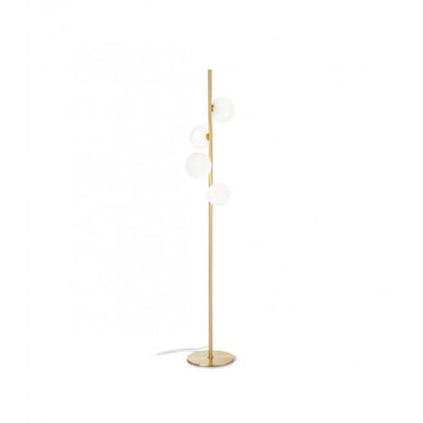 Lampadaire PERLAGE Verre,Métal Laiton|Lampadaire|Luminaire Center