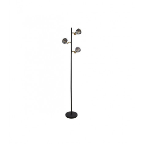 Lampadaire Westminster Acier doux Laiton satiné,Fumé,Noir|Lampadaire|Luminaire Center