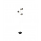 Lampadaire Westminster Acier doux Noir,Laiton satiné,Fumé|Lampadaire|Luminaire Center