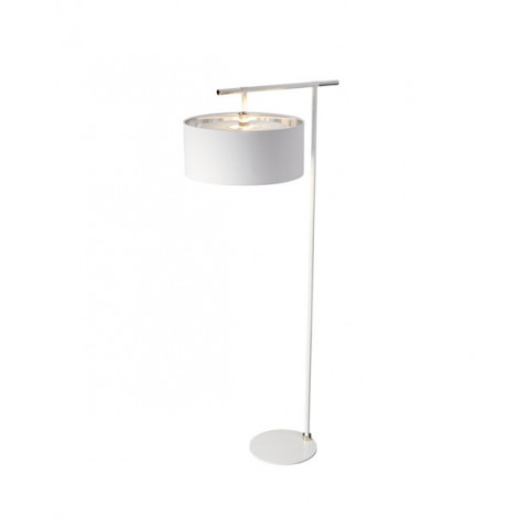 Lampadaire Balance Métal,Plastique Blanc, Nickel|Lampadaire|Luminaire Center