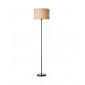 Lampadaire Longshore Acier,jonc de mer Noir mat, jonc de mer naturel|Lampadaire|Luminaire Center