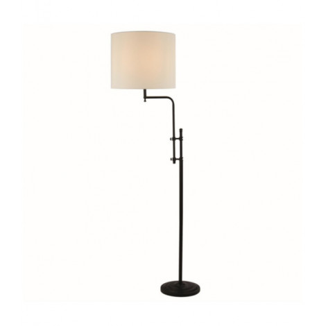 Lampadaire Munich Acier doux Noir mat, teinte naturelle|Lampadaire|Luminaire Center