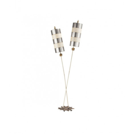 Lampadaire Nettle Argent,Beige|Lampadaire|Luminaire Center