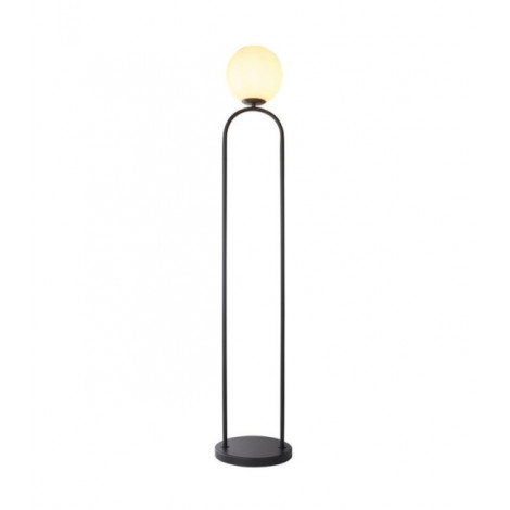 Lampadaire Motif Verre,Acier Noir mat, verre opale mat|Lampadaire|Luminaire Center