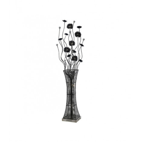 Lampadaire Majella Noir, Chrome poli|Lampadaire|Luminaire Center