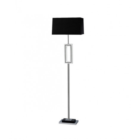 Lampadaire Linea Chrome poli, noir|Lampadaire|Luminaire Center