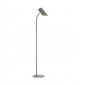 Lampadaire de lecture Quinto Acier Nickel poli, gris foncé|Lampadaire|Luminaire Center