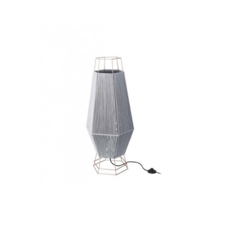 Lampadaire portable Legato Abat-jour en acier Gris|Lampadaire|Luminaire Center