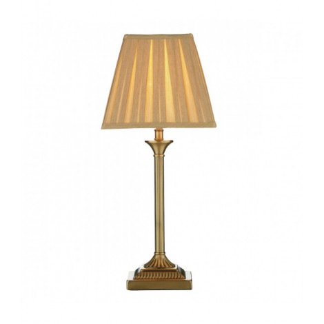 Lampe de table Taylor Laiton antique 1 ampoule 49cm|Lampes à poser|Luminaire Center