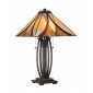 Lampe Asheville, bronze et verre Tiffany|Lampes à poser|Luminaire Center