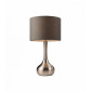 Lampe Piccadilly, nickel satiné, avec abat-jour|Lampes à poser|Luminaire Center