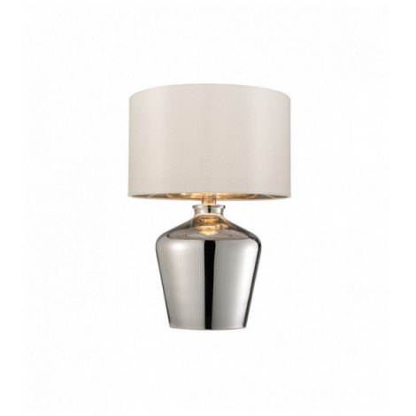 Lampe Waldorf, chrome, avec abat-jour|Lampes à poser|Luminaire Center