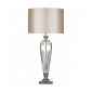 Lampe de table Hinton chrome poli et cristal 1 ampoule|Lampes à poser|Luminaire Center