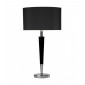 Lampe de table Viking chrome poli et noir 1 ampoule|Lampes à poser|Luminaire Center