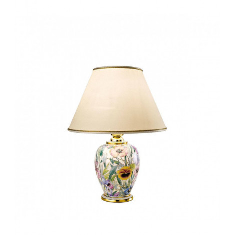 Lampe de table GIARDINO Or 24 Carats 1 ampoule, hauteur 34 Cm|Lampes à poser|Luminaire Center