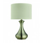 Lampe de table Touch Lamps, en laiton antique, abat-jour crème|Lampes à poser|Luminaire Center