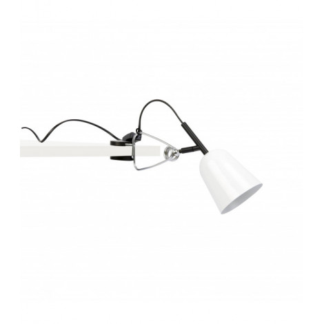 Lampe de bureau blanche Studio 1 ampoule|Lampes à poser|Luminaire Center