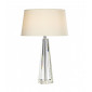 Lampe de table Cyprus cristal et chrome poli 1 ampoule|Lampes à poser|Luminaire Center
