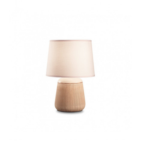 Lampe de table Kali-2 Métal blanc 1 ampoule 28,5cm|Lampes à poser|Luminaire Center