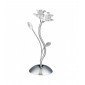Lampe Bellis hauteur 33 cm, en chrome et verre|Lampes à poser|Luminaire Center