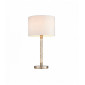 Lampe Andromeda, chrome satiné et acrylique, avec abat-jour|Lampes à poser|Luminaire Center