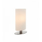 Lampe Palmer, nickel satiné et verre opale|Lampes à poser|Luminaire Center