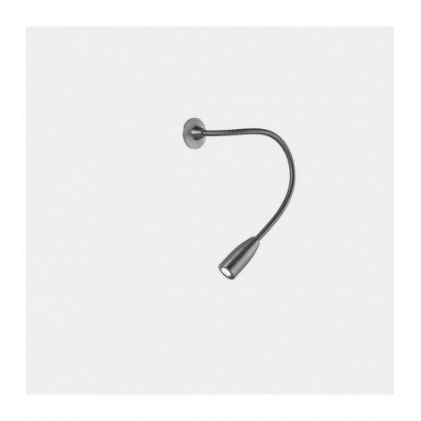 Lampe de lecture Bed 1 ampoule Aluminium Nickel satiné|Lampes à poser|Luminaire Center