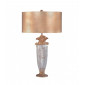 Lampe Bienville, or et argent, avec abat-jour|Lampes à poser|Luminaire Center