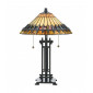 Lampe Chastain, bronze vintage et verre Tiffany|Lampes à poser|Luminaire Center