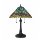 Lampe King, bronze vintage et verre Tiffany|Lampes à poser|Luminaire Center